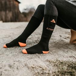 Памучни Чорапи с Отопление Alpenheat Fire, С Приложение